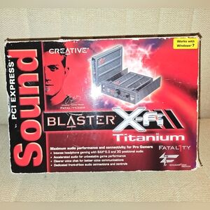 Creative Sound Blaster X-Fi Titanium Fatality Pro Series PCIe Audio Card SB0886.